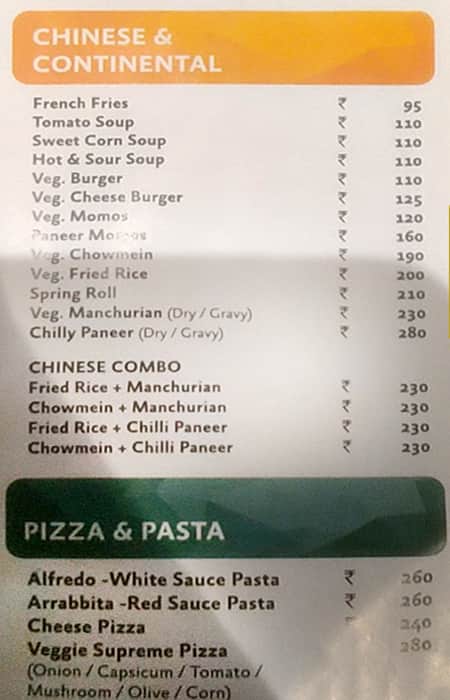 Bikanervala Sahibabad Ghaziabad menu