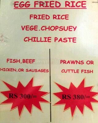 Carta de Spicy Chef - MC