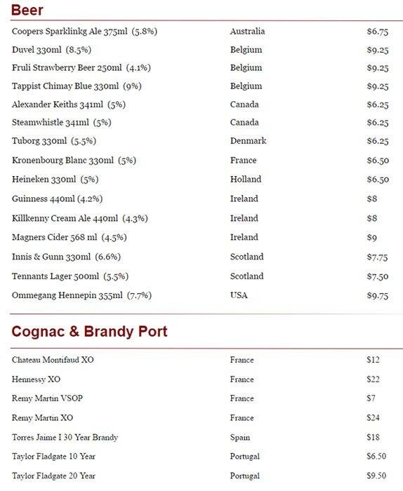 The Bothy Wine & Whisky Bar Menu Urbanspoon/Zomato