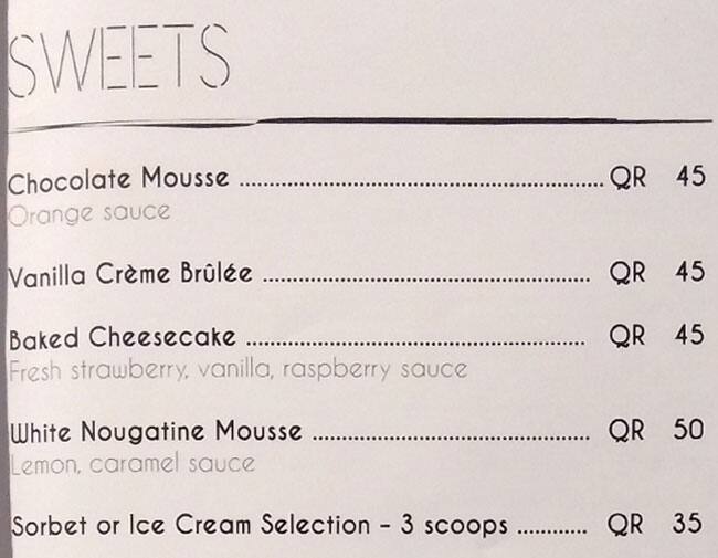 Spikes menu