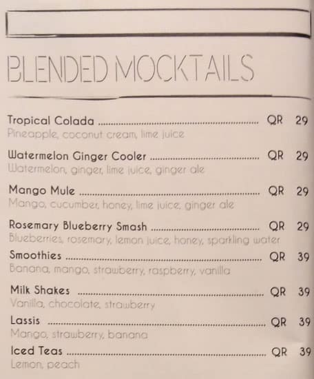 Spikes menu