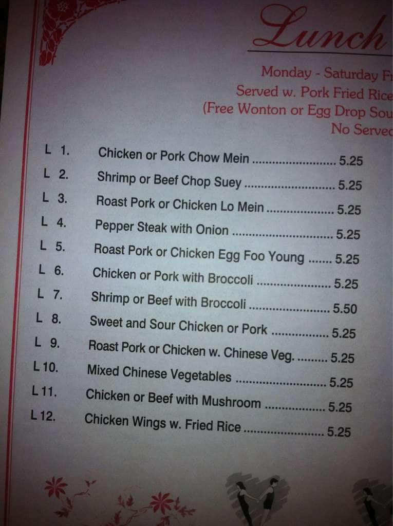 Ho Kitchen Menu For Chester Ho Kitchen Chester Menu