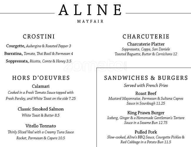 aline mayfair kitchen and bar