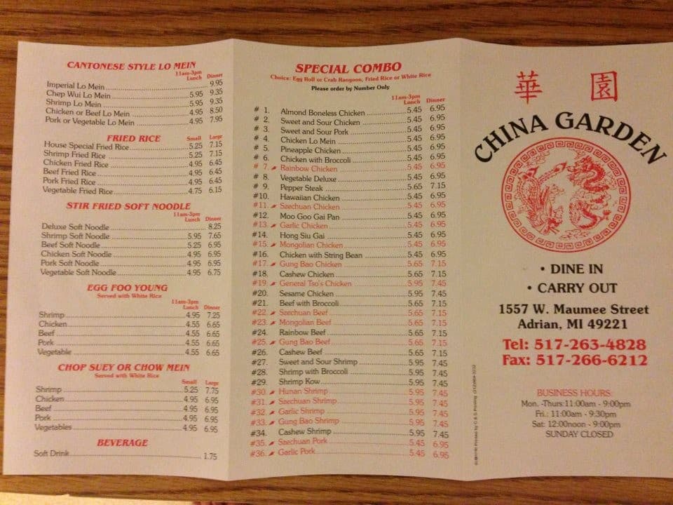 menu-at-china-garden-restaurant-adrian