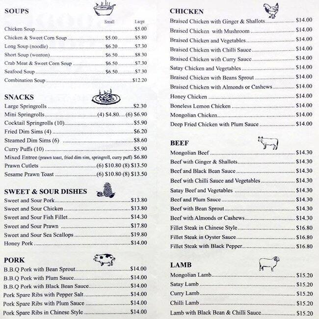 Good Food Chinese Takeaway Menu Urbanspoon/Zomato