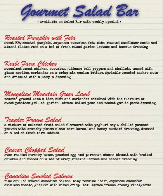 Silver Spoon Menu, Menu untuk Silver Spoon, Bandar Menjalara, Kuala