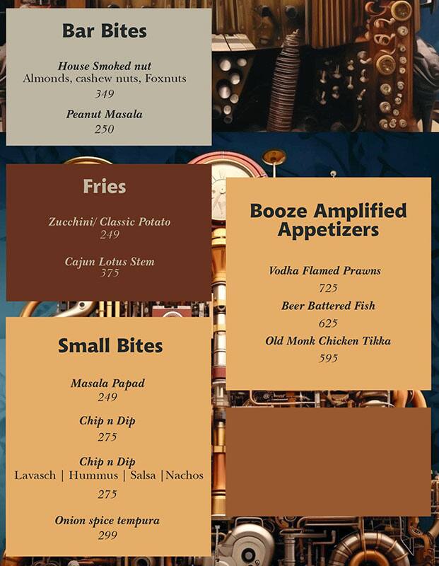 Menu of Amplifier, Ram Garhi, Meerut