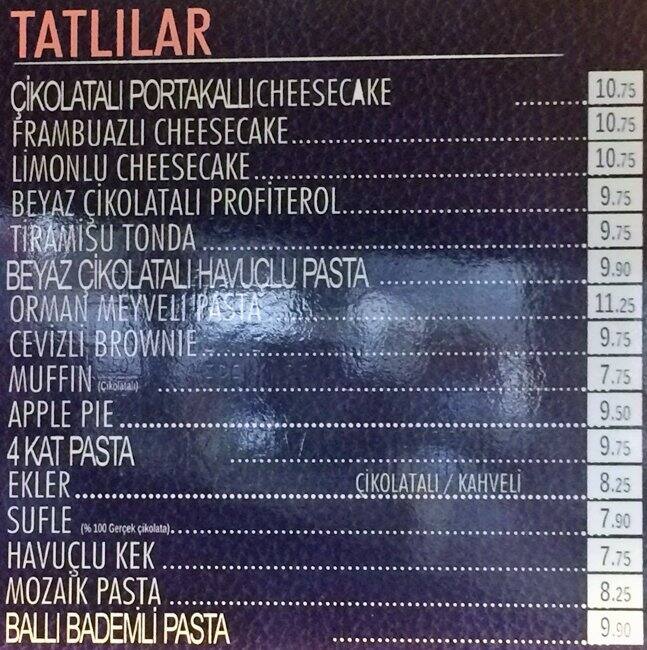 Best Coffee Shop Lavazza Menü, Best Coffee Shop Lavazza, Koşuyolu