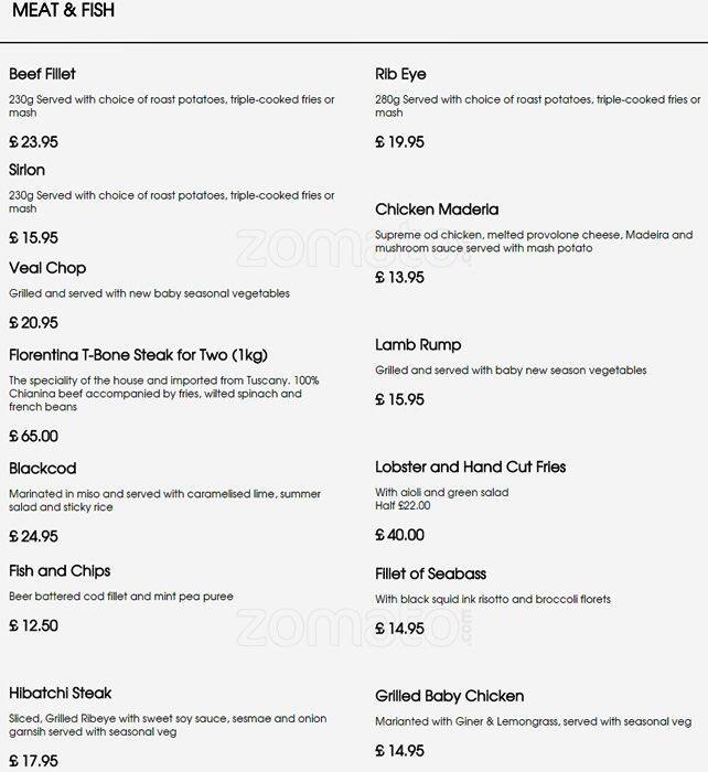 Locale menu