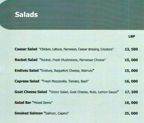 Carta de Express - Restaurant