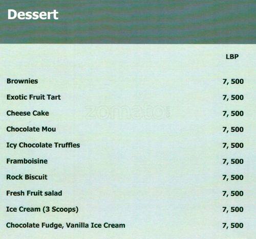 Carta de Express - Restaurant
