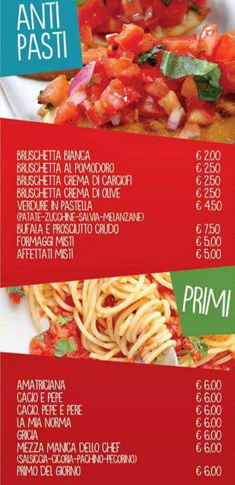 Menu di Cocorico 
