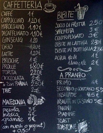 Menu di Etoile Cafè 
