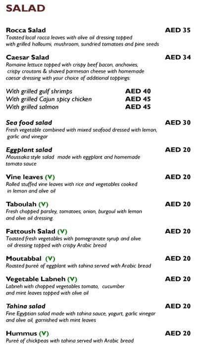  Oasis Cafe Danat Al Ain Resort Menu Zomato