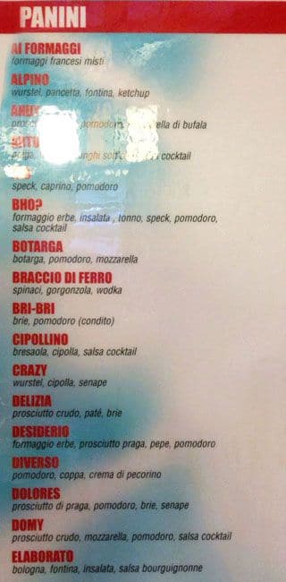 Menu di Paperoga 