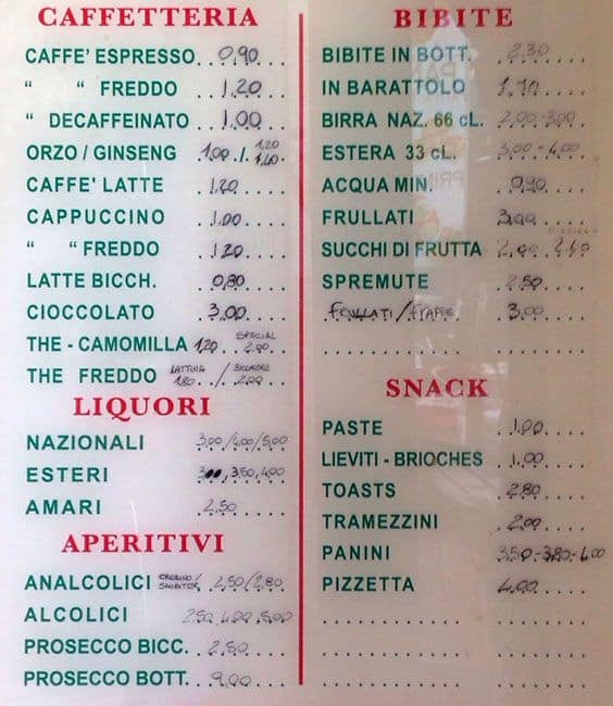 Menu di Barrier 