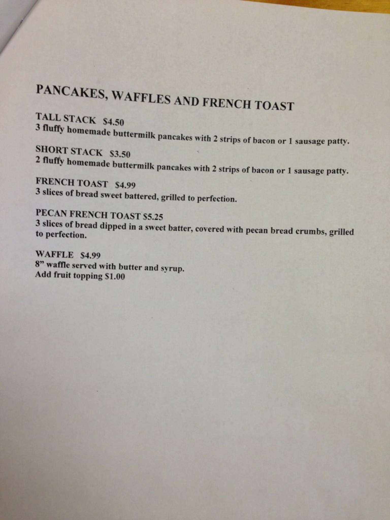 GritsNGravy Menu, Menu for GritsNGravy, Foley, Mobile Bay