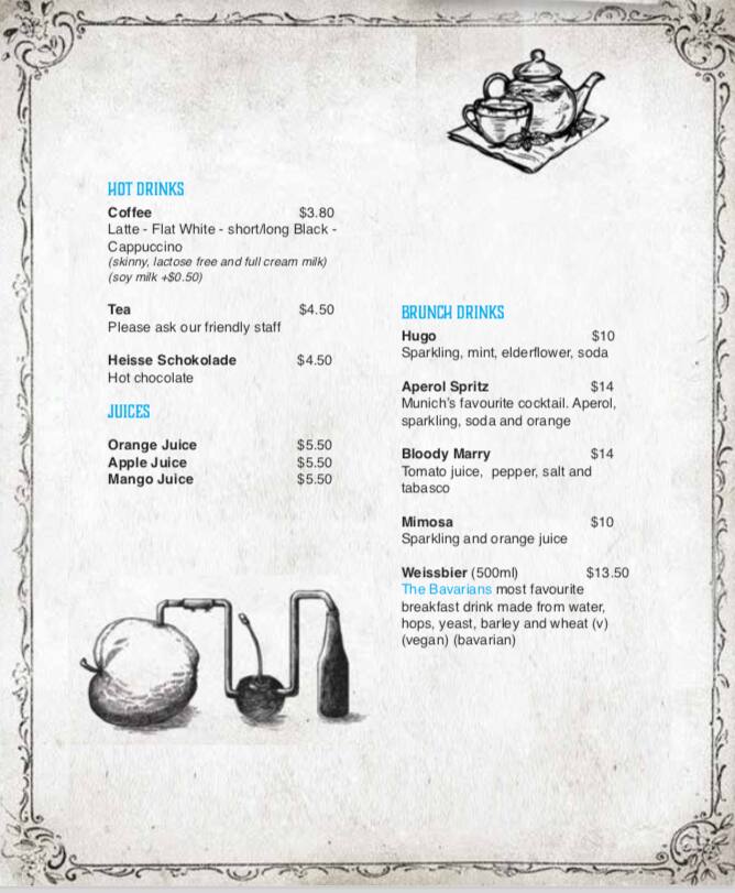 Hofbrauhaus Menu Menu For Hofbrauhaus Cbd Melbourne