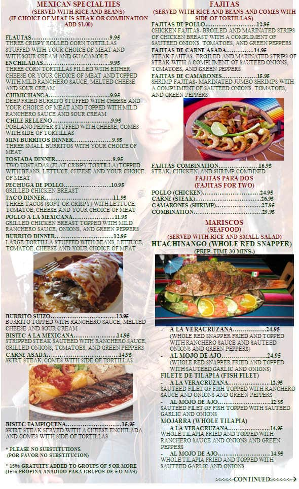 Menu At Mamacita S Mexican Bar Grill Hollywood 591 N Broadwalk   54e1e971e0232e60e0bc2073072a1653 