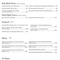 Fenix Menu Menu For Fenix Yalikavak Bodrum