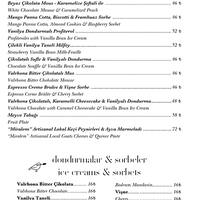 Fenix Menu Fenix Yalikavak Bodrum Icin Menu