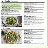 Zaatar W Zeit زعتر و زيت Menu