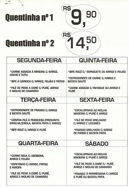 Hello Restaurante cardápio