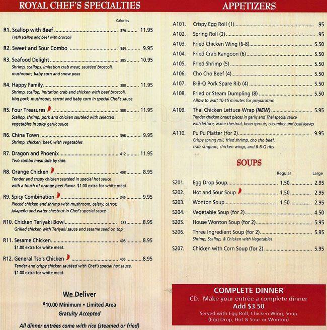Red Pepper Asian Cuisine Menu, Menu for Red Pepper Asian Cuisine, North