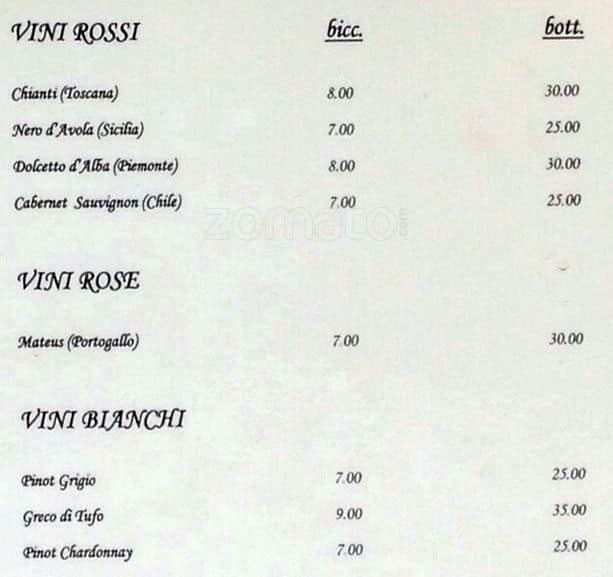 Menu di Beynac 