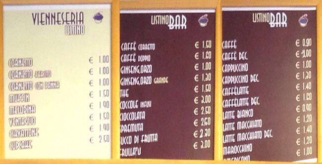 Menu di Matthew's Bar 