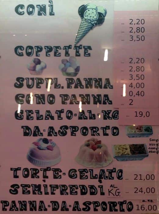 Menu di Garden Solari 