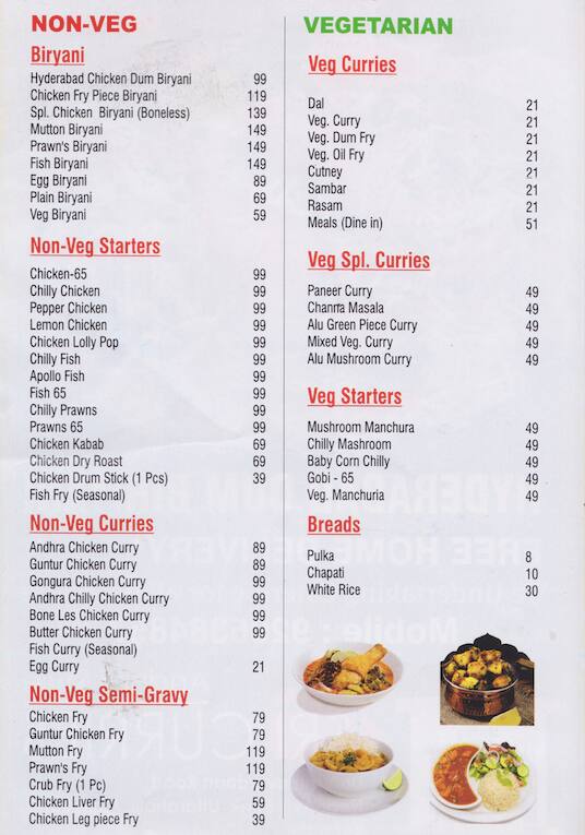 Sri Curries & Pickles Menu Zomato