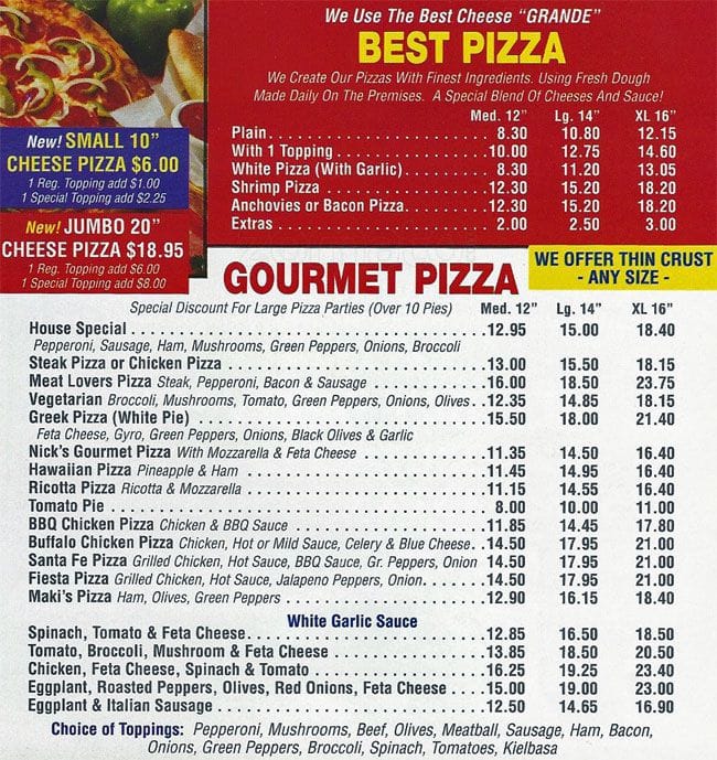 Fishtown Pizza Menu, Menu for Fishtown Pizza, Fishtown, Philadelphia ...