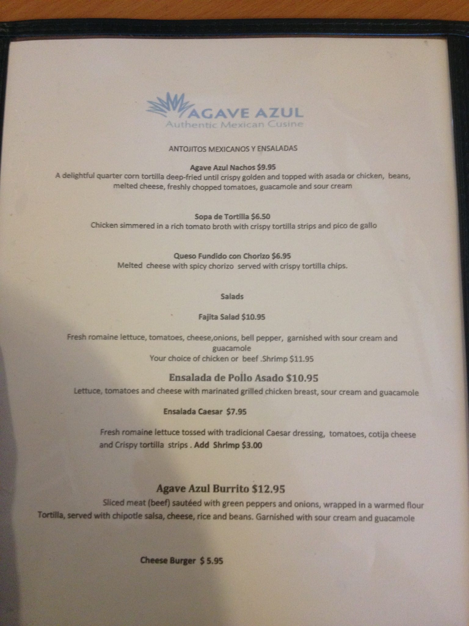 Agave Azul Menu,Menú para Agave Azul, Gresham, Gresham - Urbanspoon/Zomato