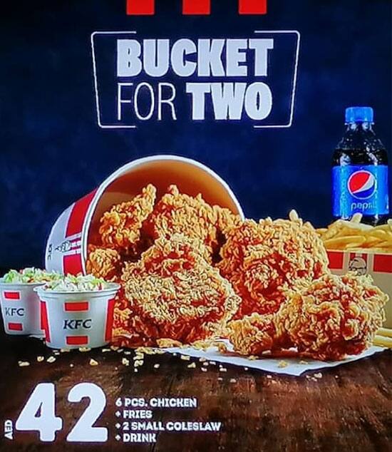 Menu at KFC, Al Ain, Opposite Aster Pharmacy