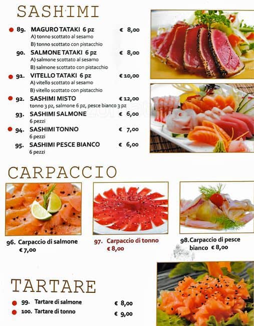 Menu di Takumi 
