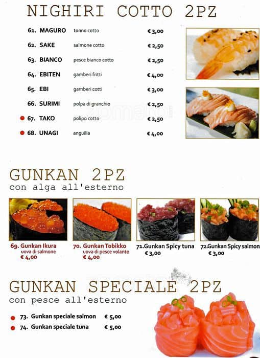 Menu di Takumi 