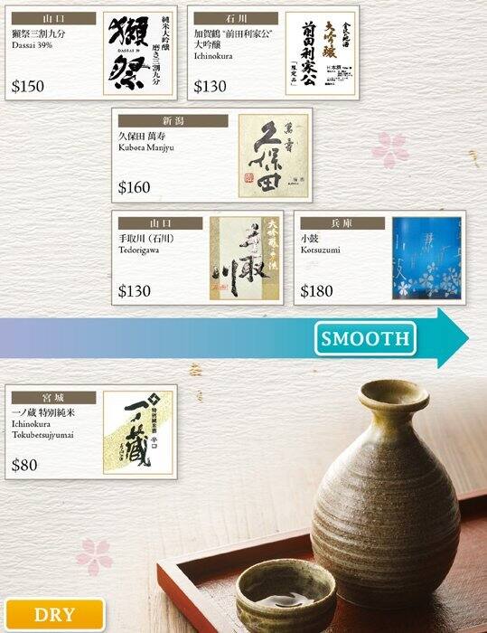Rakuzen メニュー
