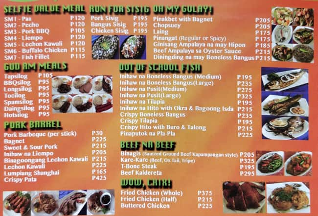 Emnace's Grill Menu, Menu for Emnace's Grill, Project 8, Quezon City ...