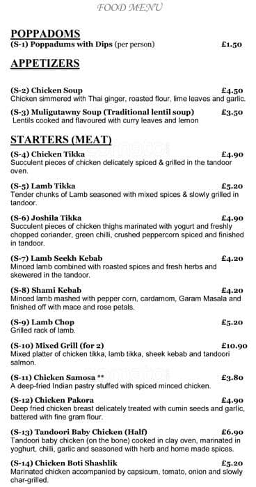 Swadesh Menu, Menu for Swadesh, Deansgate, Manchester - Zomato UK