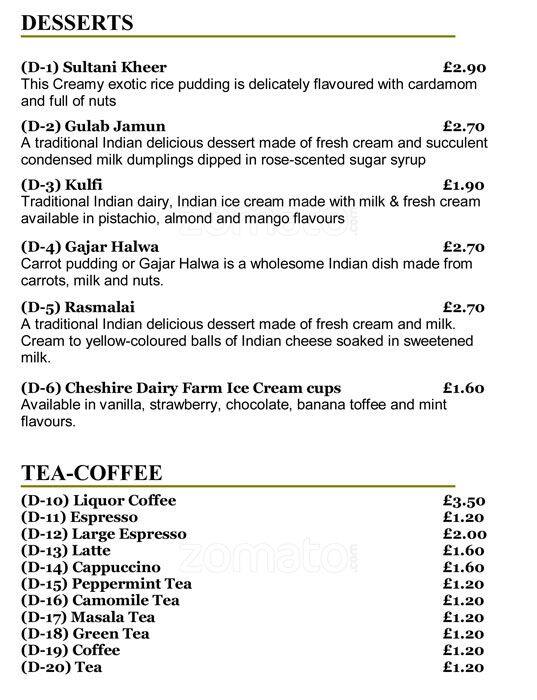 Swadesh menu