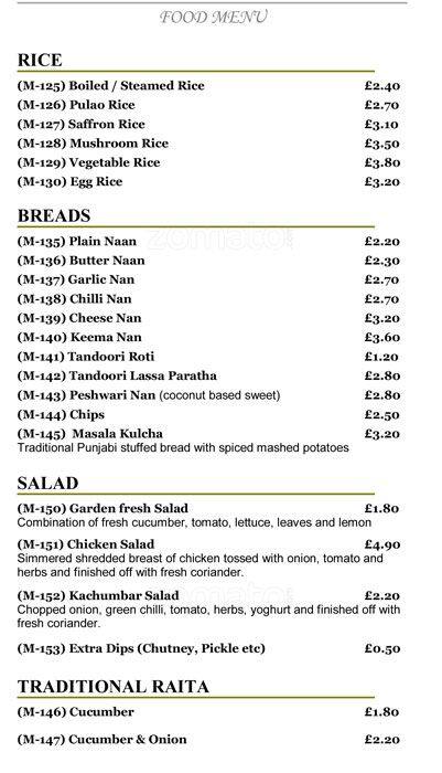 Swadesh menu