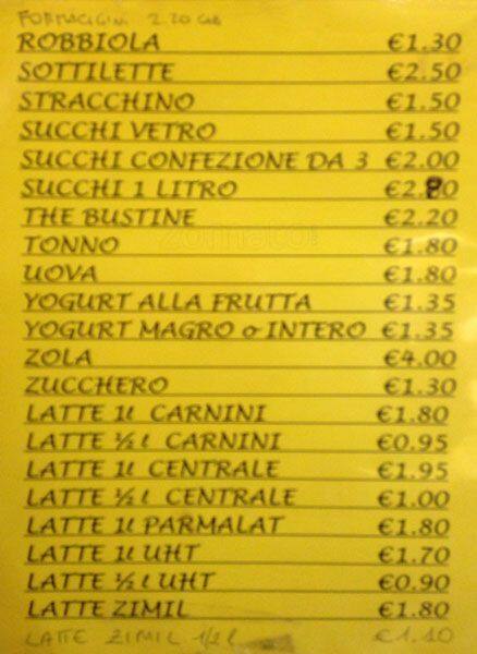Menu di Family Bakery Pietro&Milena 
