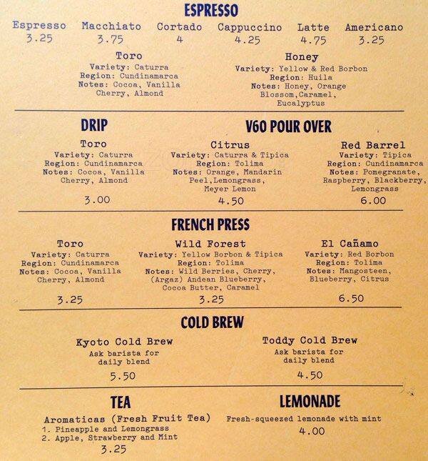 Devocion Menu Brooklyn – DEVOCION – DBKU