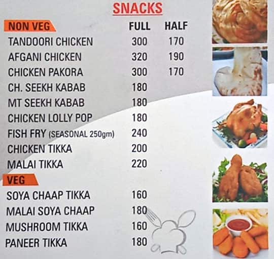 Bedi Chicken menu