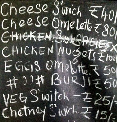 St Francisco Restaurant menu