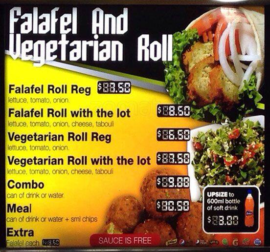 Char Grilled Kebabs menu, Menu restauracji Char Grilled Kebabs, Darling