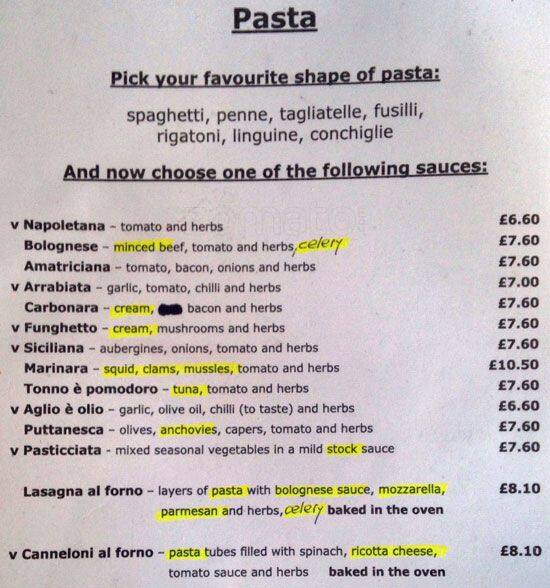 Menu At Terra Mia Pizzeria Kingston Upon Thames London Rd