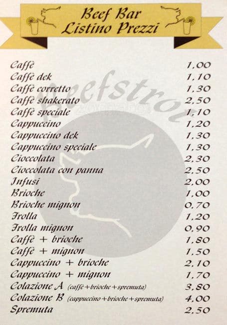 Menu di beefstrot 