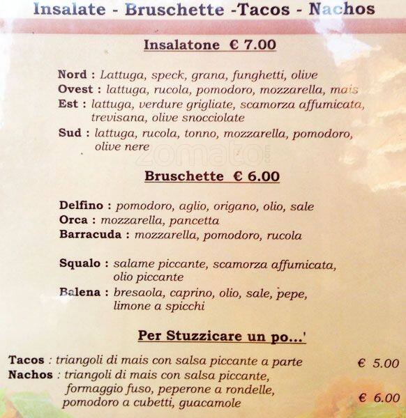 Menu di Mayflower 